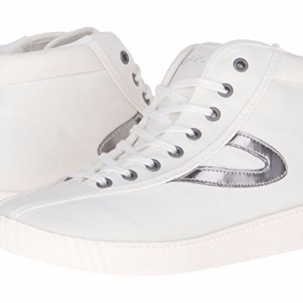 Tretorn Nylite High-Top White Sneakers