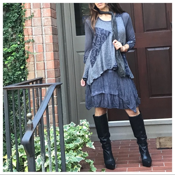 Bohemian chic Made in Italy gorgeous dress - Picture 4 of 8