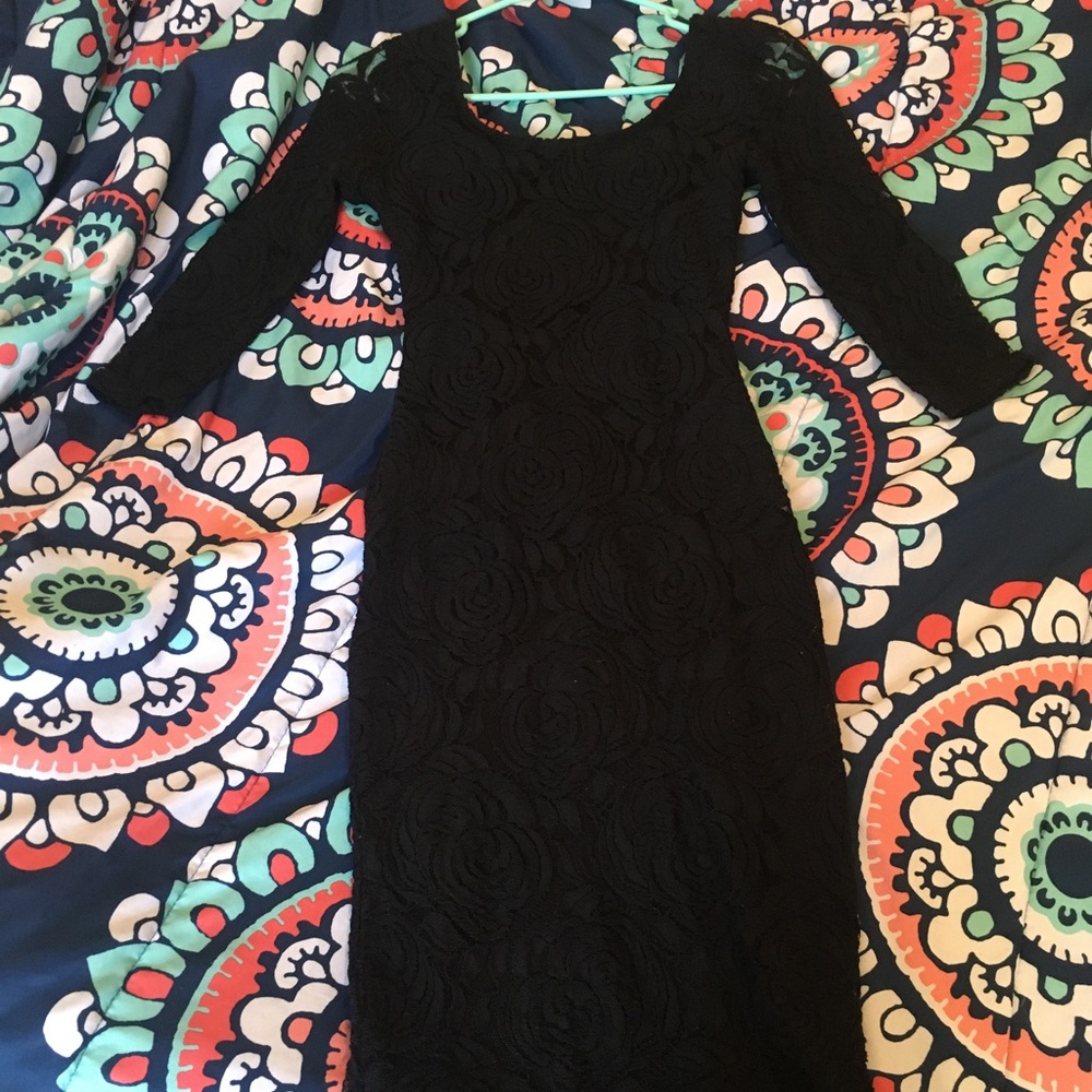 Black lace dress🖤