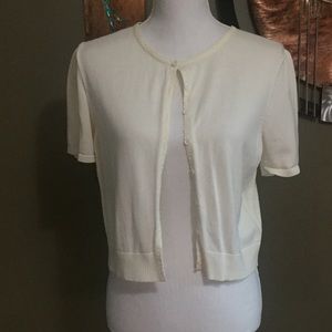 Short Sleeve Cream Sweater Short Sleeve Cream Sweater