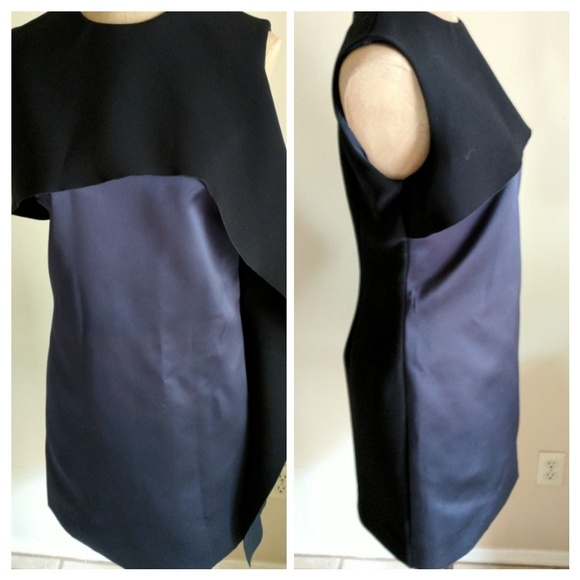 Stunning Balenciaga Navy & Black Cocktail Dress - Picture 1 of 8