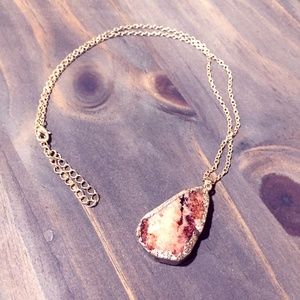 Druzy Gemstone Necklace