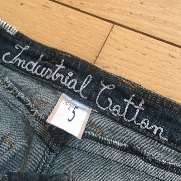 NWOT INDUSTRIAL COTTON flare jeans - Picture 3 of 8