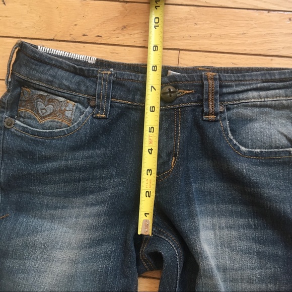 NWOT INDUSTRIAL COTTON flare jeans - Picture 7 of 8