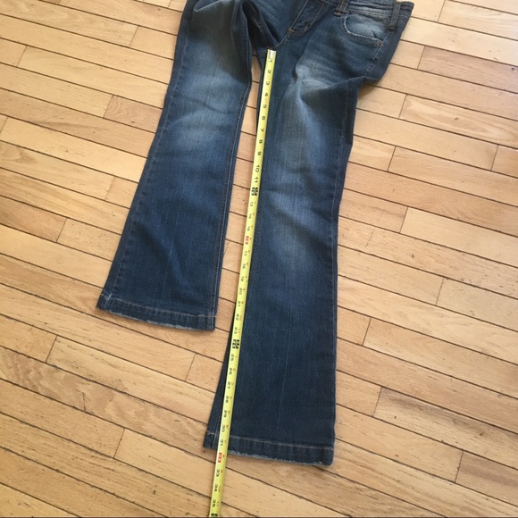 NWOT INDUSTRIAL COTTON flare jeans - Picture 8 of 8