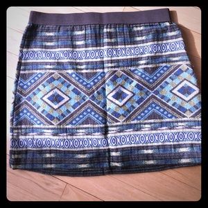 American Eagle woven mini skirt