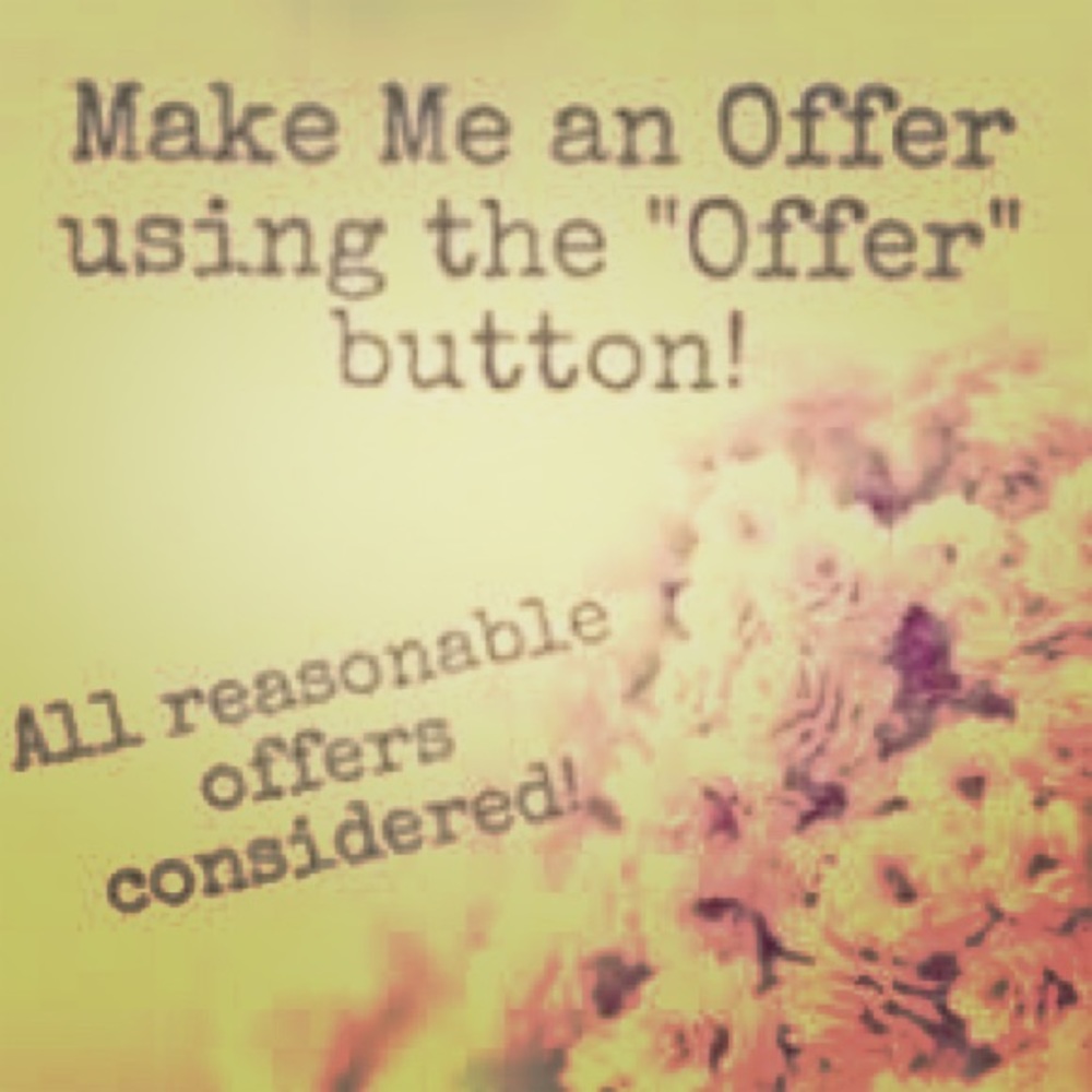 Use the offer button when negotiating with me 🛍