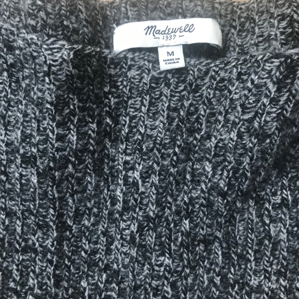 Madewell Leather Trimmed Pullover