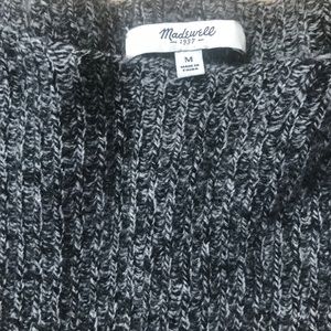 Madewell Leather Trimmed Pullover