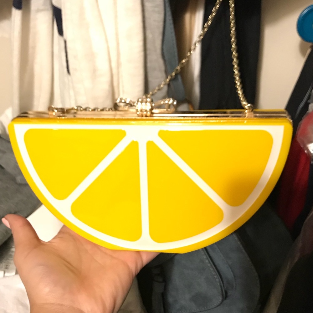 Lemon 🍋 shaped clutch (fruit clutch)