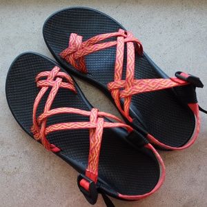 Chaco Orange Strap Sport Trail Hiking Sport Zx/2