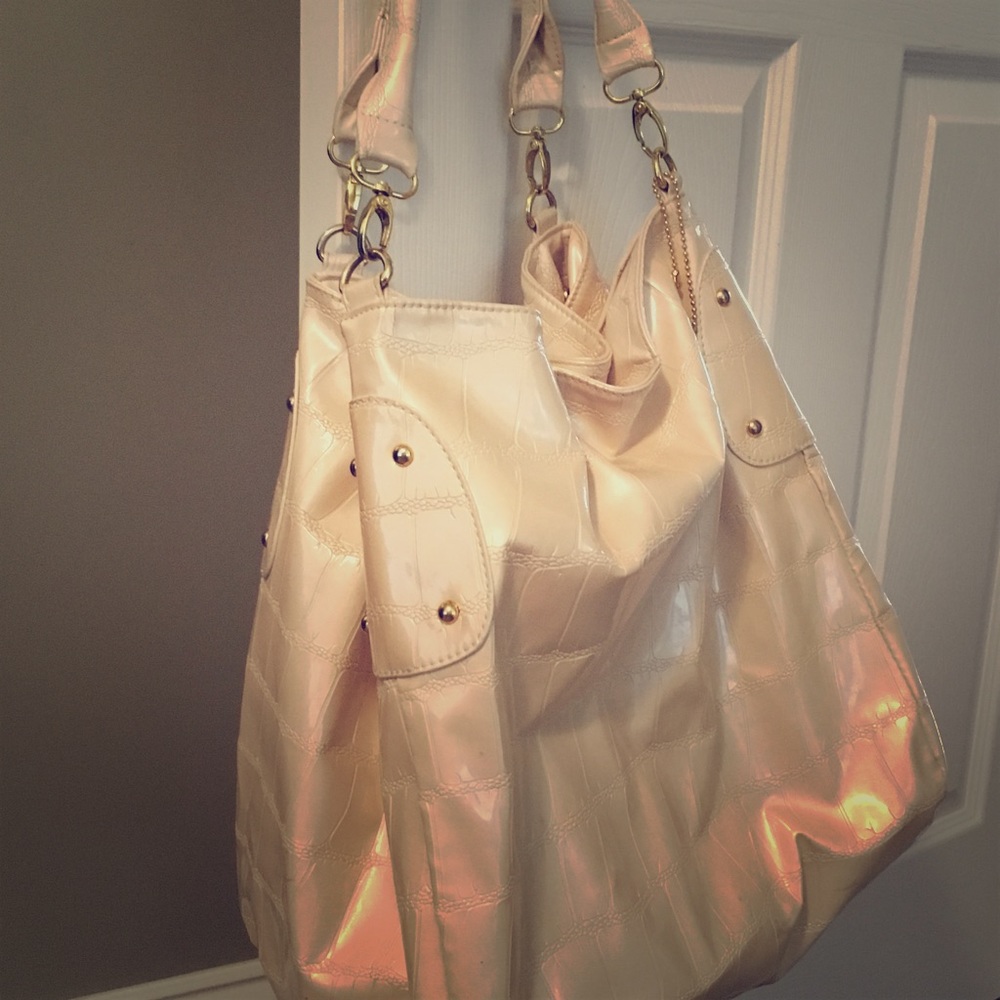 Big Buddha Boho lightweight bag- cream