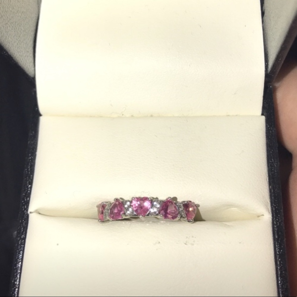 Pink opal ring