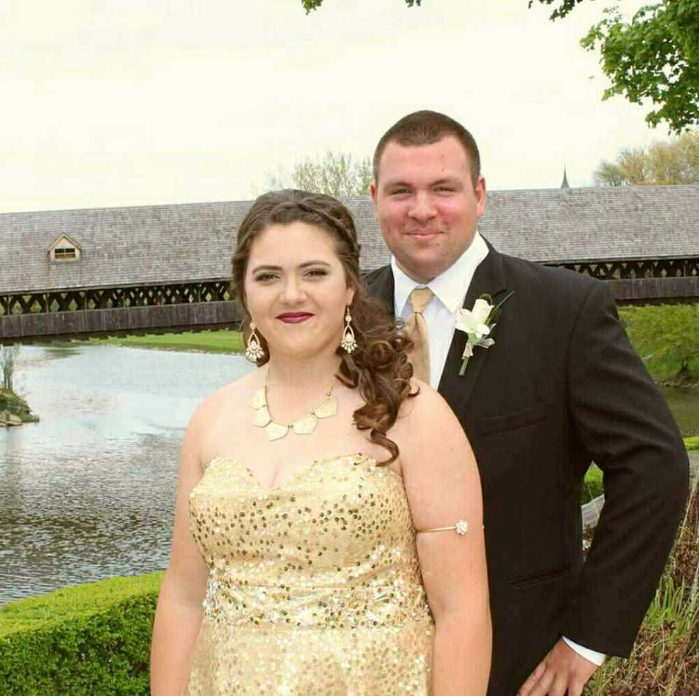 Gold dress