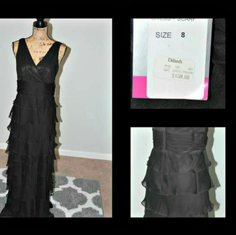 Black formal gown