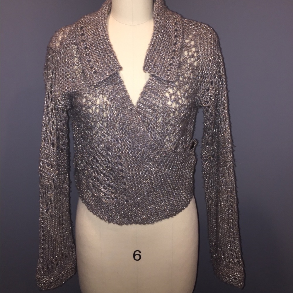 Anthropologie wrap sweater