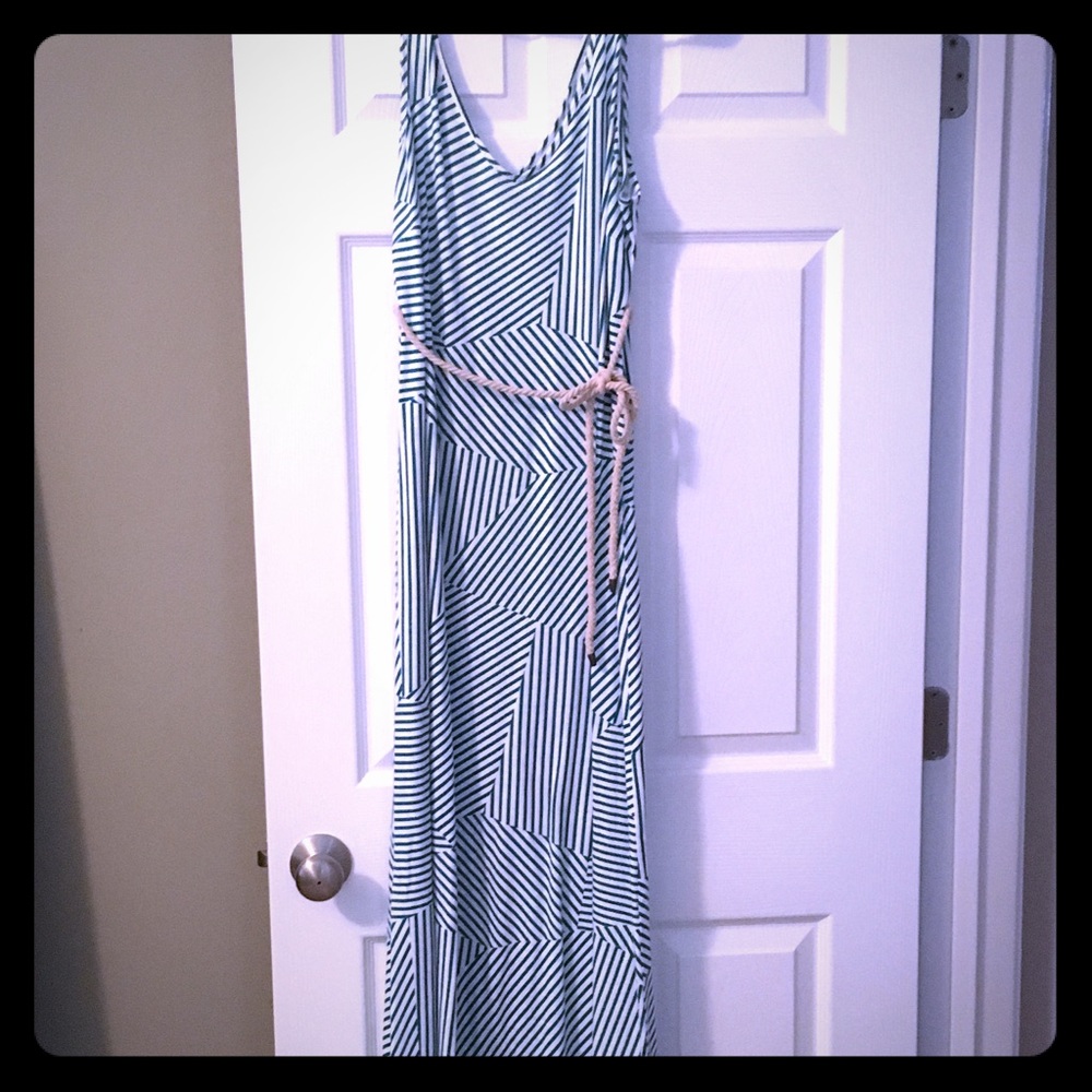 Motherhood Maternity tank dress with cord sash