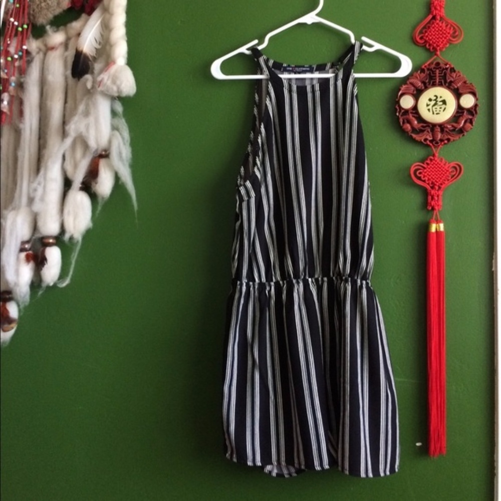 Black & White Romper