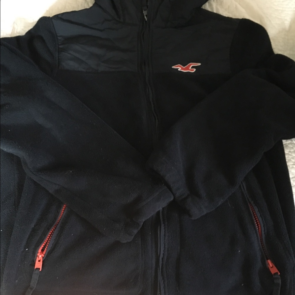 Hollister fleece hooded jacket