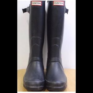 Hunter Huntress Women's Black Rain Boots Size 6