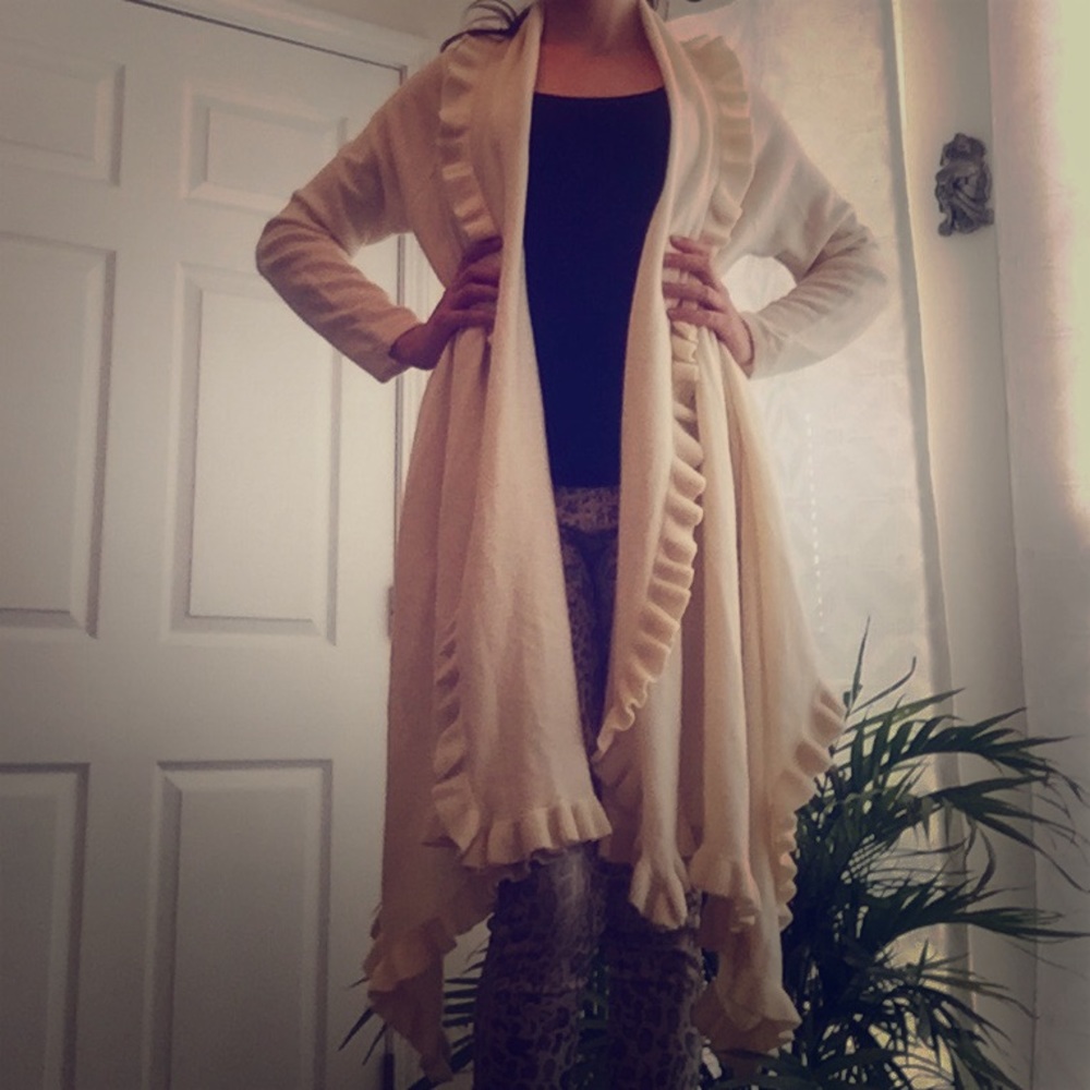 Antonio Melani 100% Cashmere Cardigan Wrap
