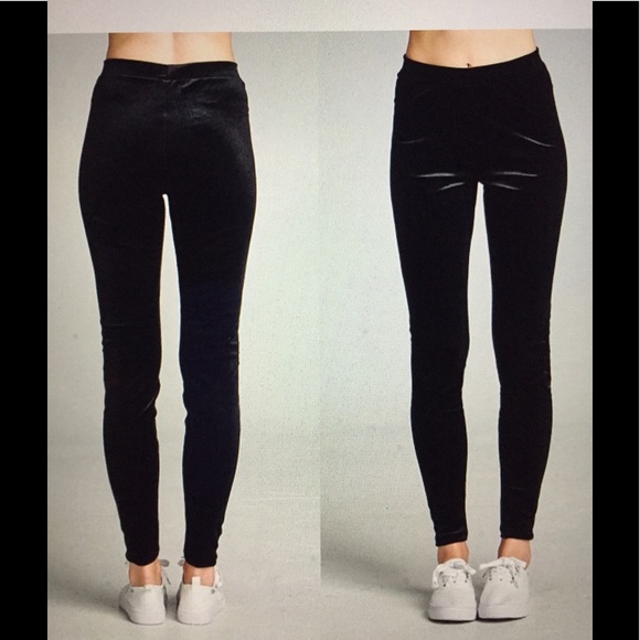 NEW with tag LUXE VELVET leggings - Picture 3 of 3