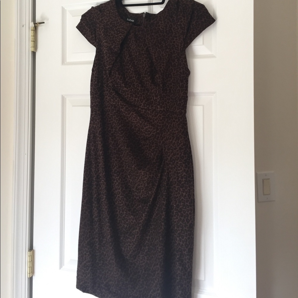 Bebe leopard cheetah dress