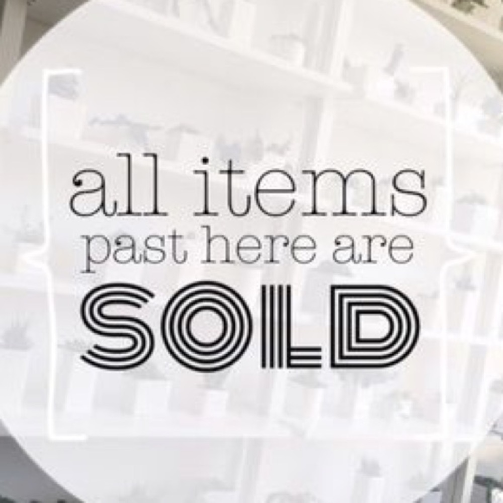 All Sold Below!