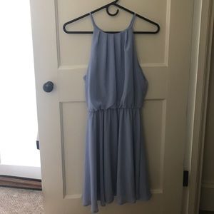 Lush powder blue dress