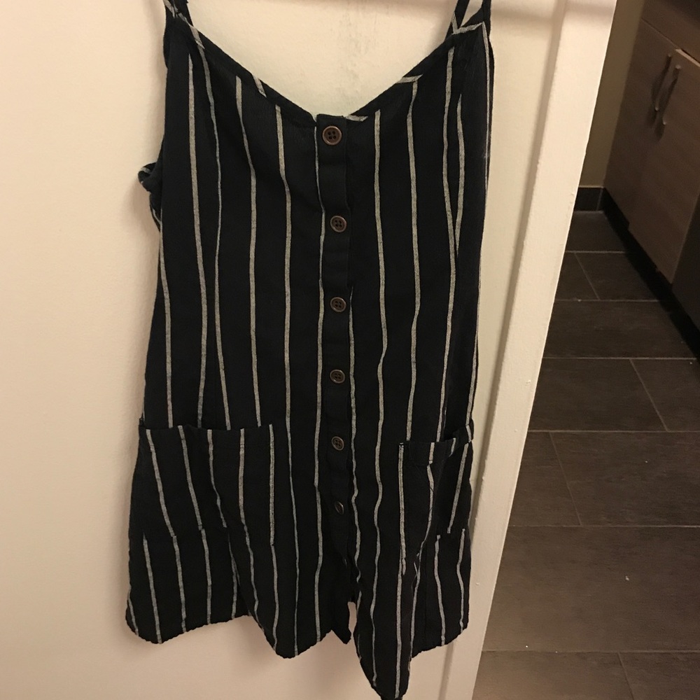 Billabong Black Striped Dress from Lulu's
