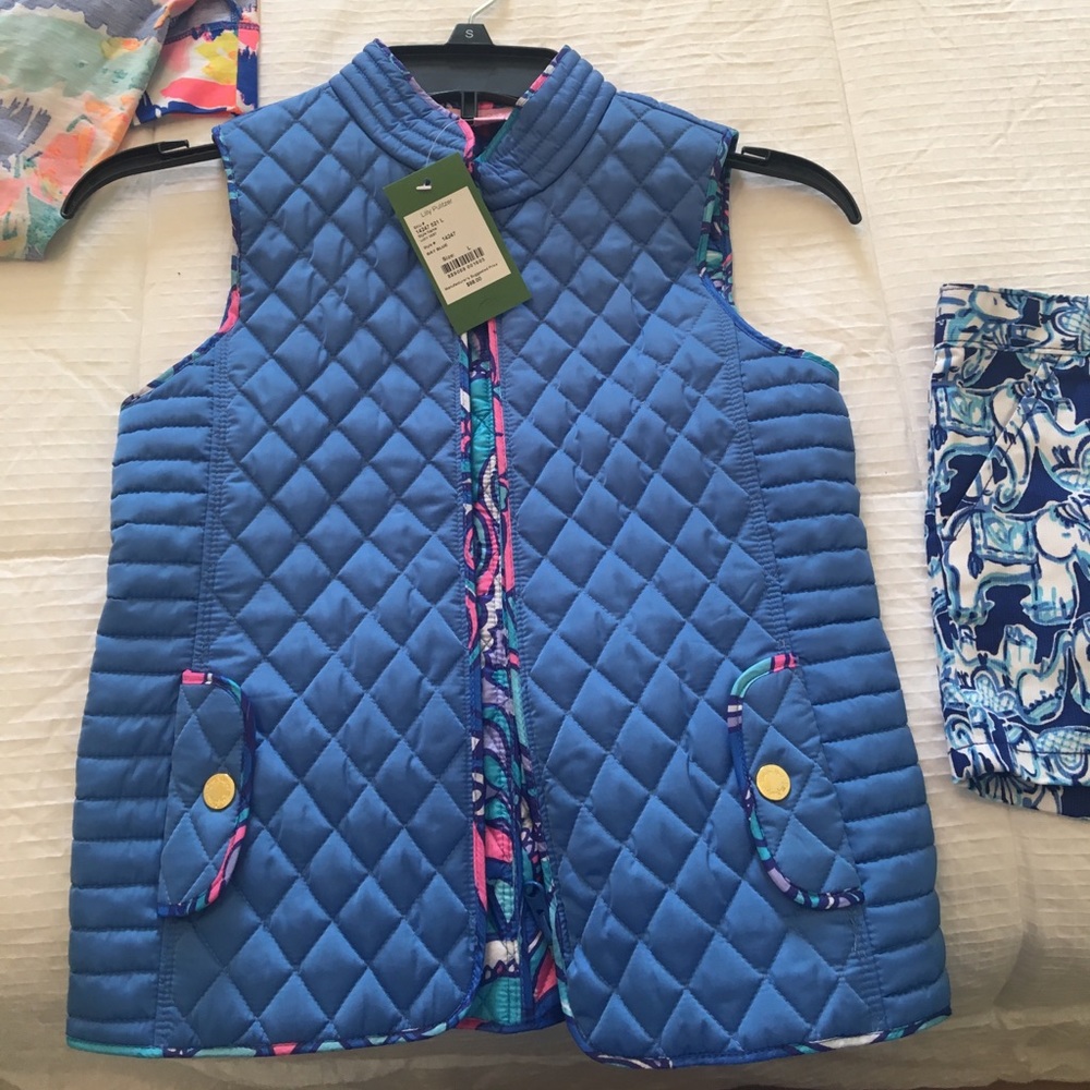 Girls large Lilly Pulitzer vest.  NWT
