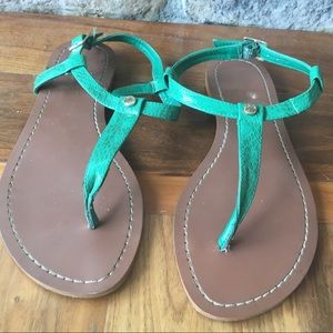 Emerald green Ralph Lauren sandals size 7