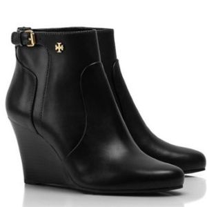 Tory Burch Milan 85 MM WEDGE BOOTIE size 7.5
