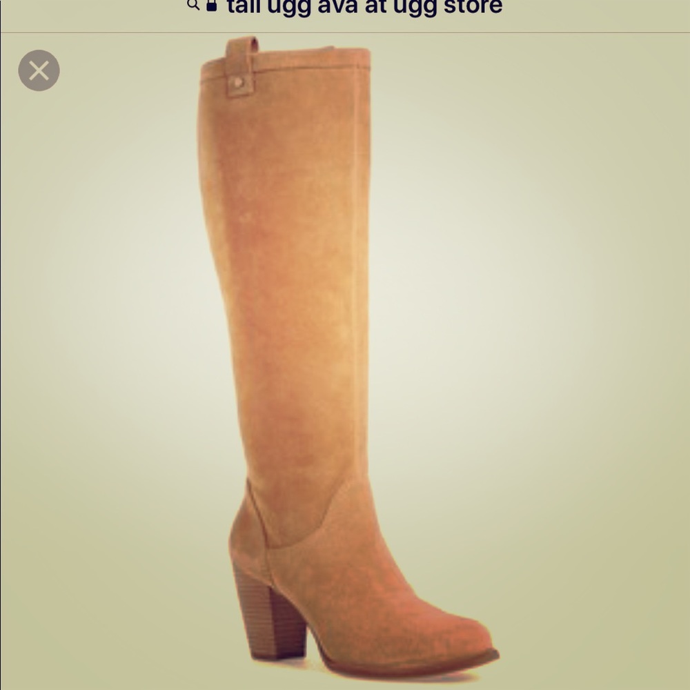 BNWT Ugg Ava tall chestnut boots