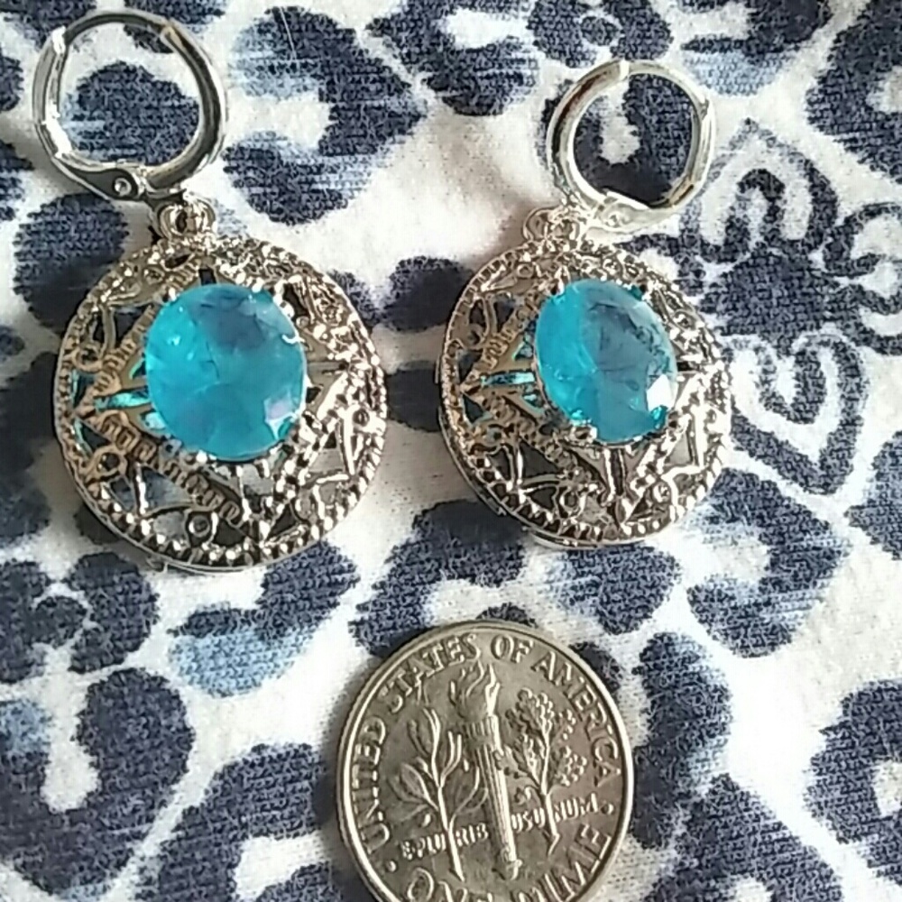 Lovely Blue Topaz Earrings!