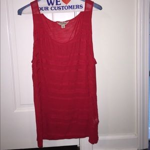 Red tank from lucky brand