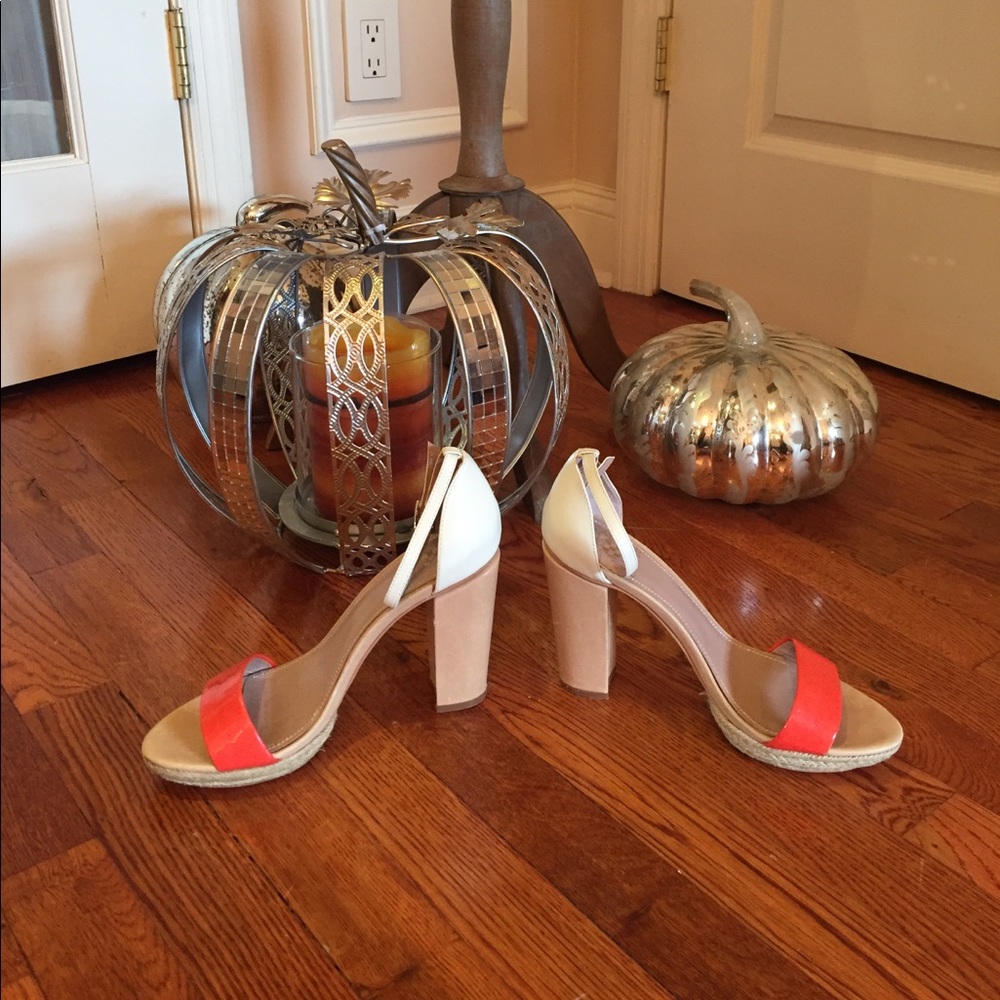 Color block shoes - worn once