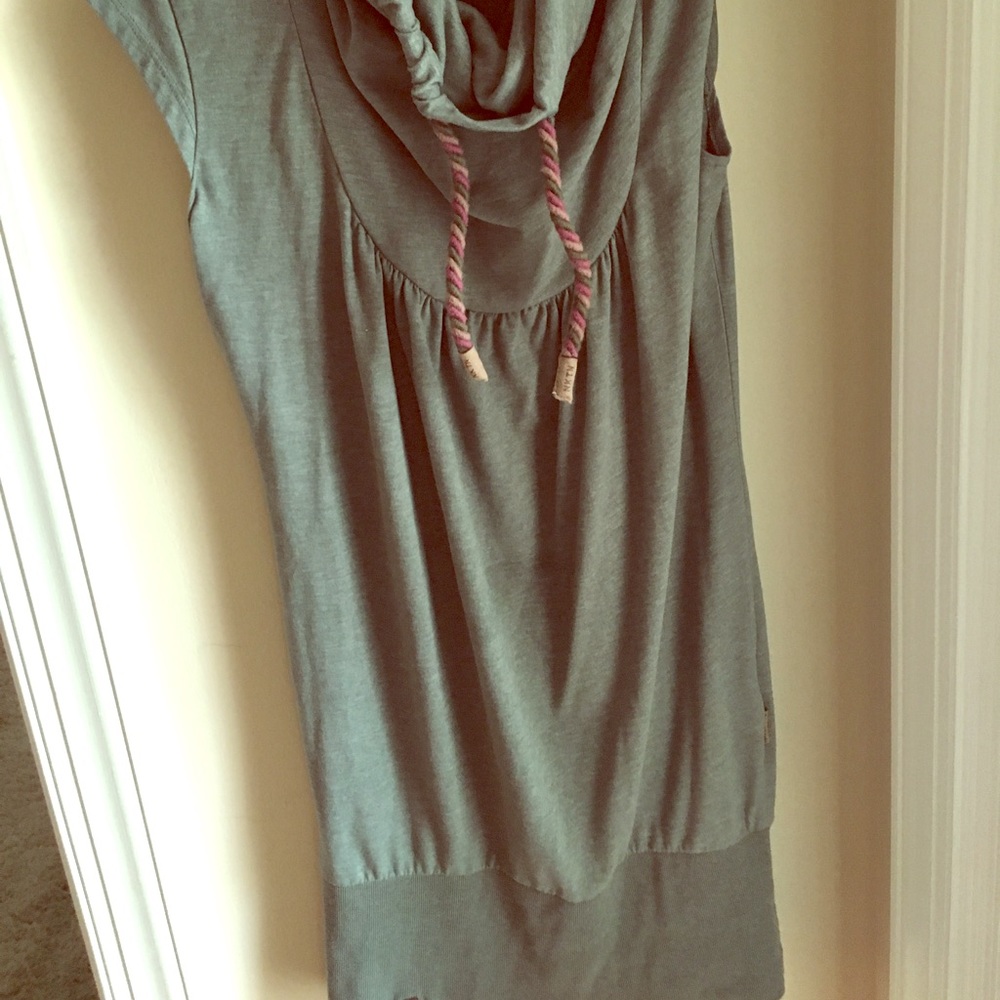 Naketano cowl neck dress with classic rope accent