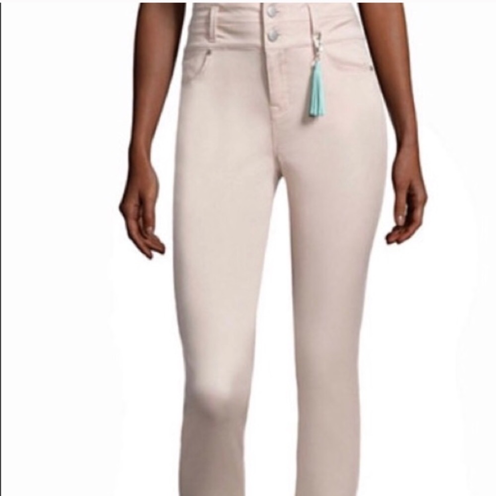 Baby Pink Skinny Jeans