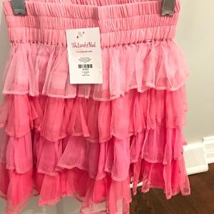 NWT Land of Nod pink ombré tutu skirt size 3t-5t