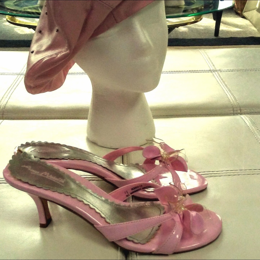 Ann Michelle1pr Pink dress sandals