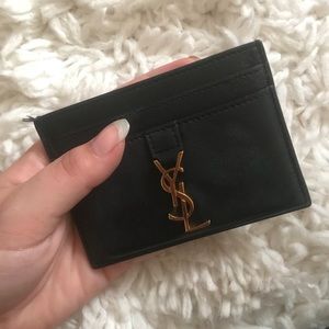 AUTHENTIC YSL card holder