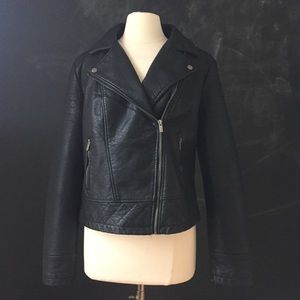 TARGET Faux Leather Motorcycle Jacket! 🖤