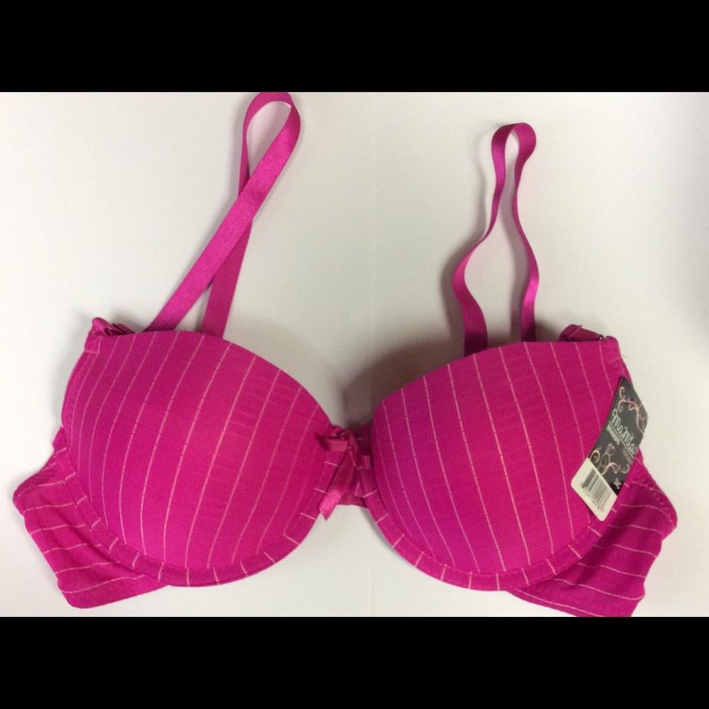 Pinstriped Underwire Bra NWT