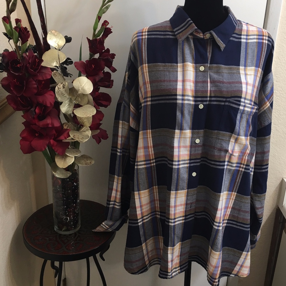 💜Old Navy Plaid Shirt💜✖️Bundle 2+ % Off✖️