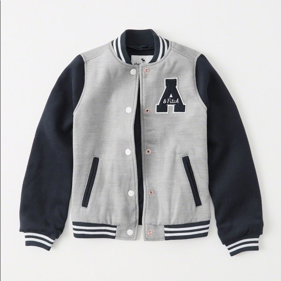 abercrombie varsity jacket