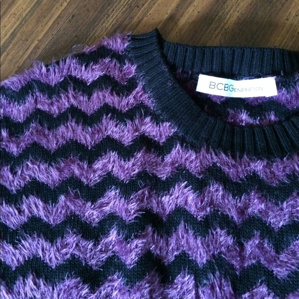Women's fuzzy  sweater top