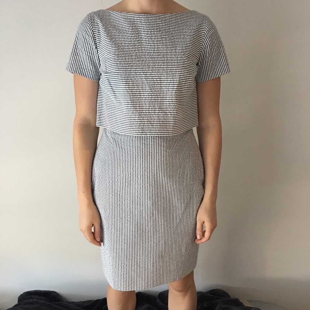 Banana Republic striped Work dress