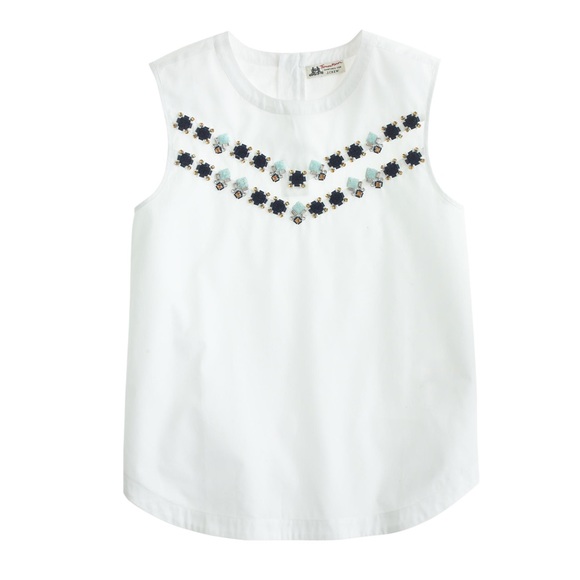 J. Crew Tops - New J. Crew Thomas Mason tassel blouse top 8
