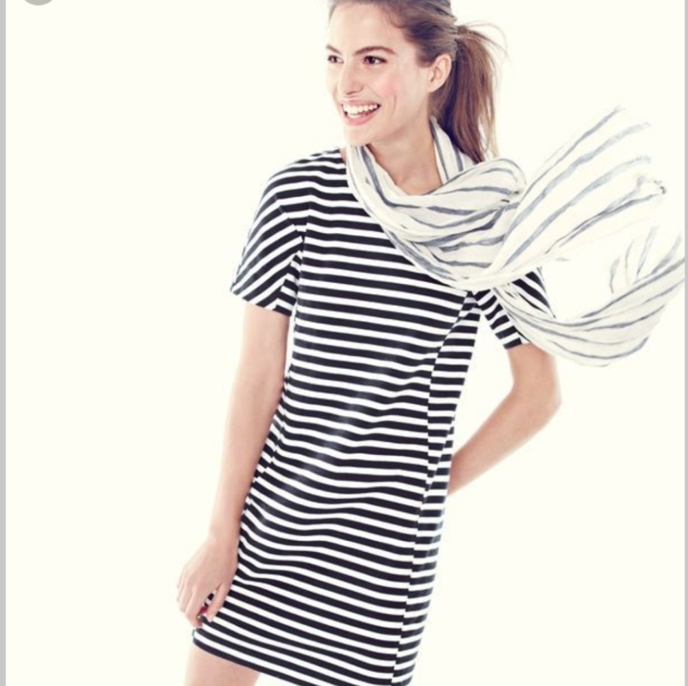 J.Crew Striped Tee Dress